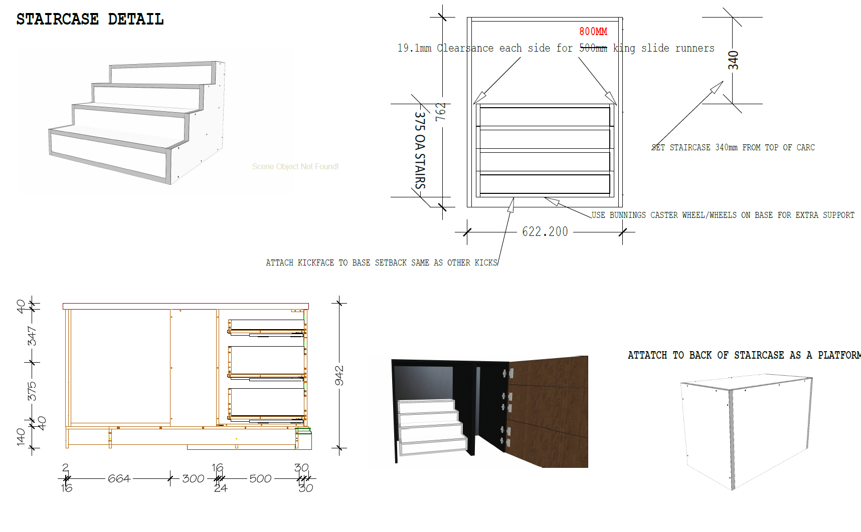 Wardrobe shop drawing